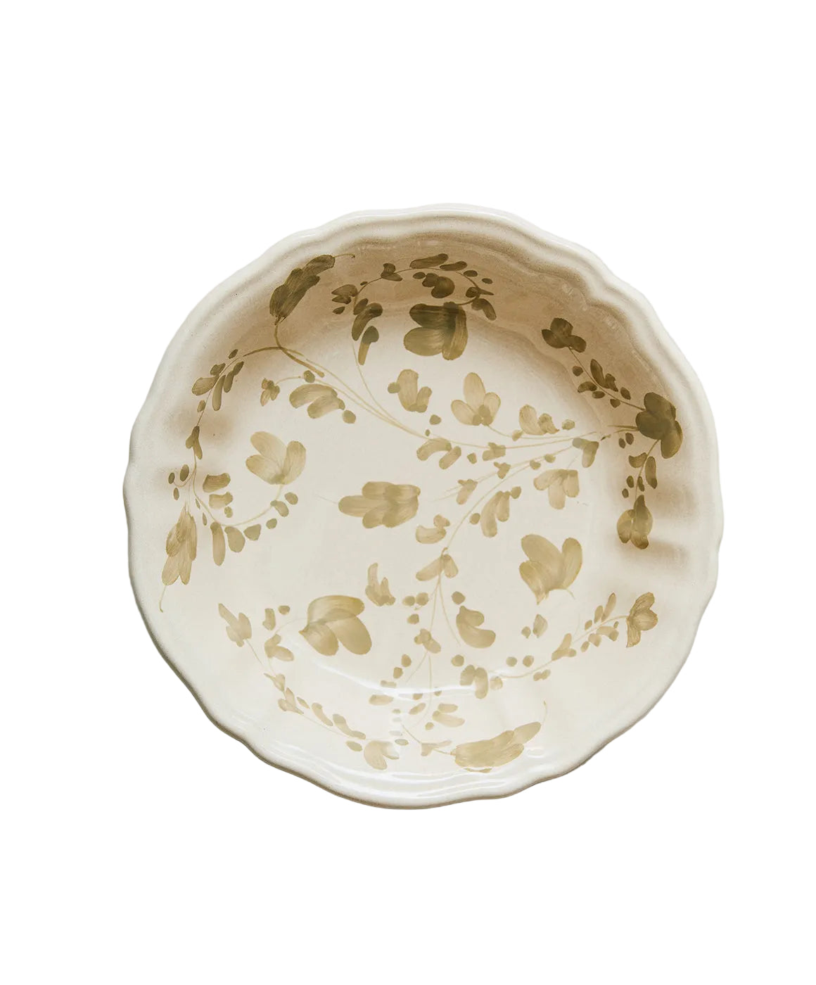 Flora Small Serving Bowl in Ecru