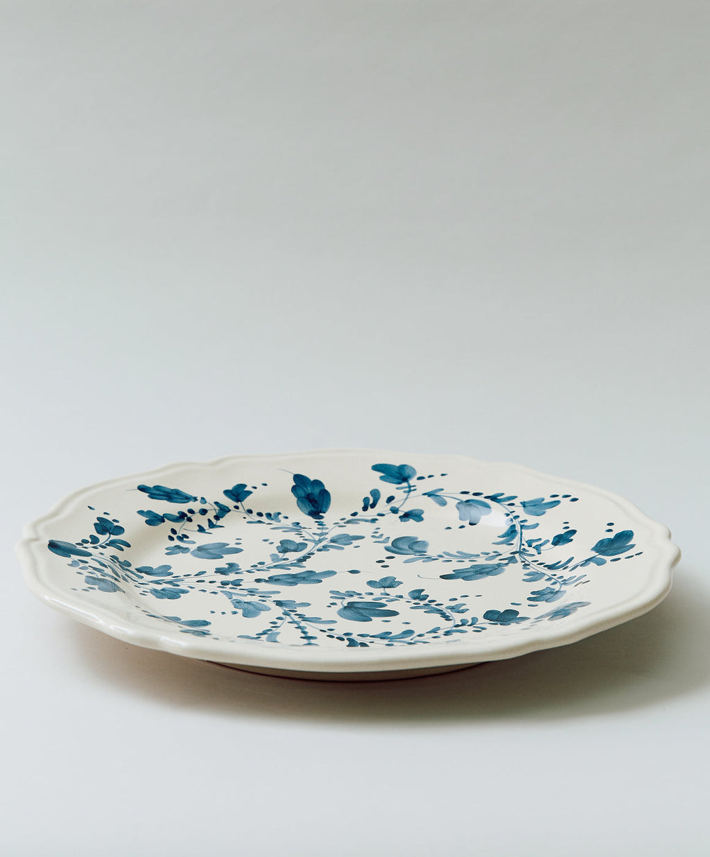 Flora Small Serving Plate in Blue