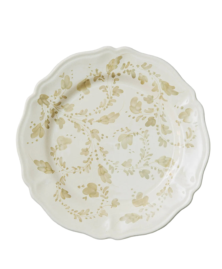 Flora Small Serving Plate in Ecru