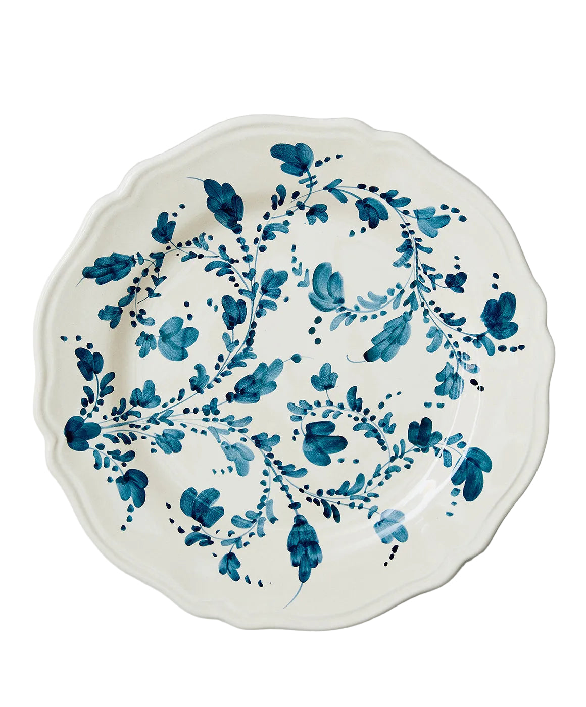 Flora Small Serving Plate in Blue