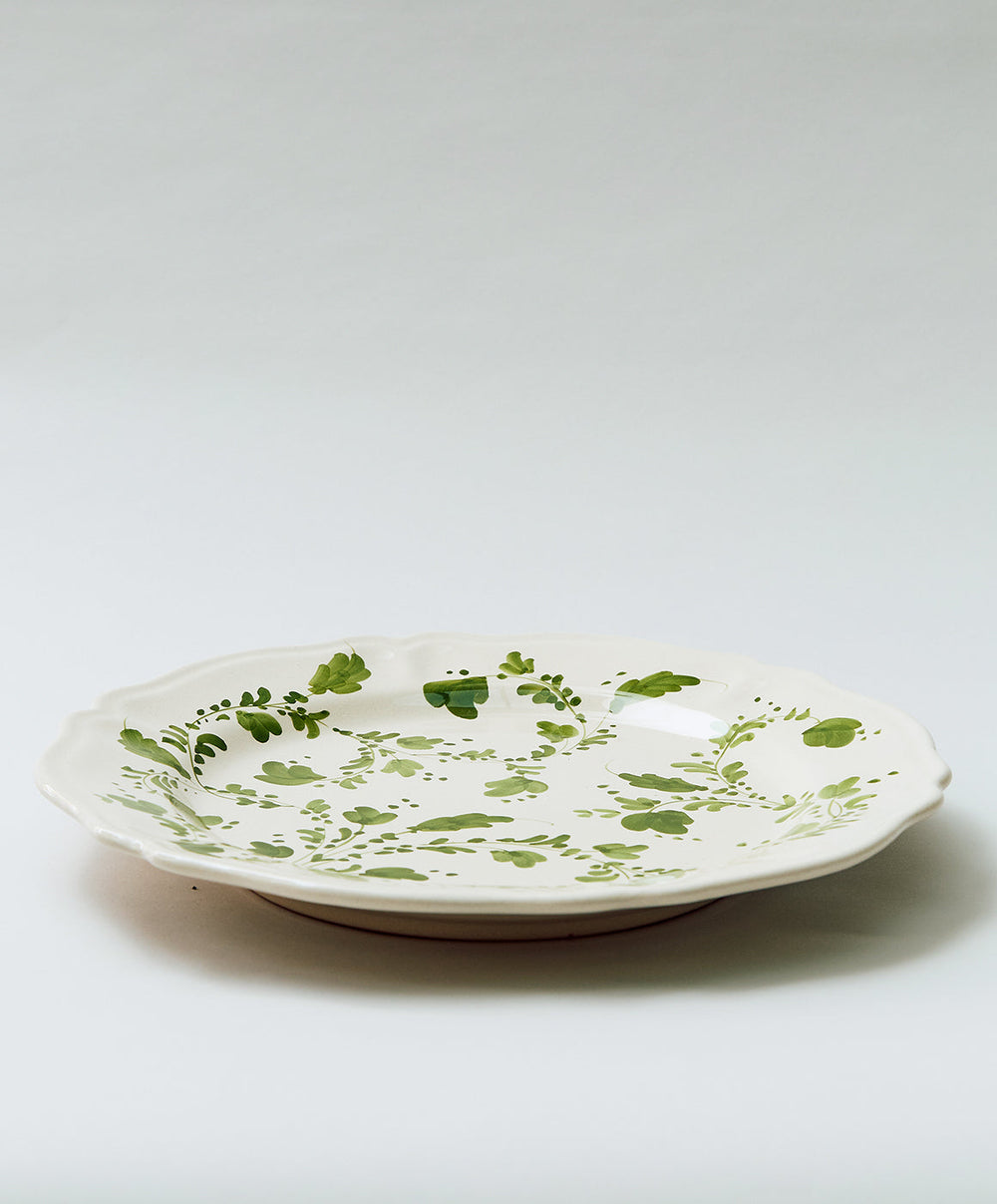 Flora Small Serving Plate in Ivy