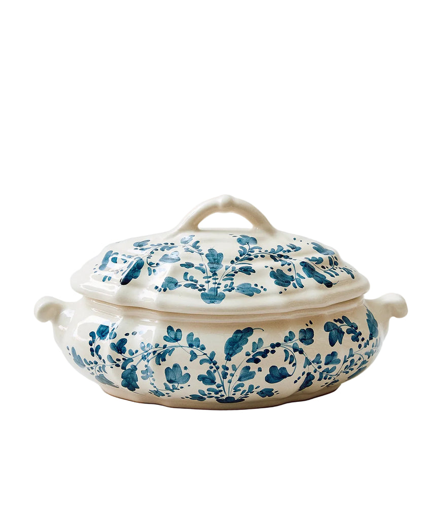 Flora Tureen in Blue