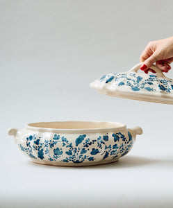 Flora Tureen in Blue