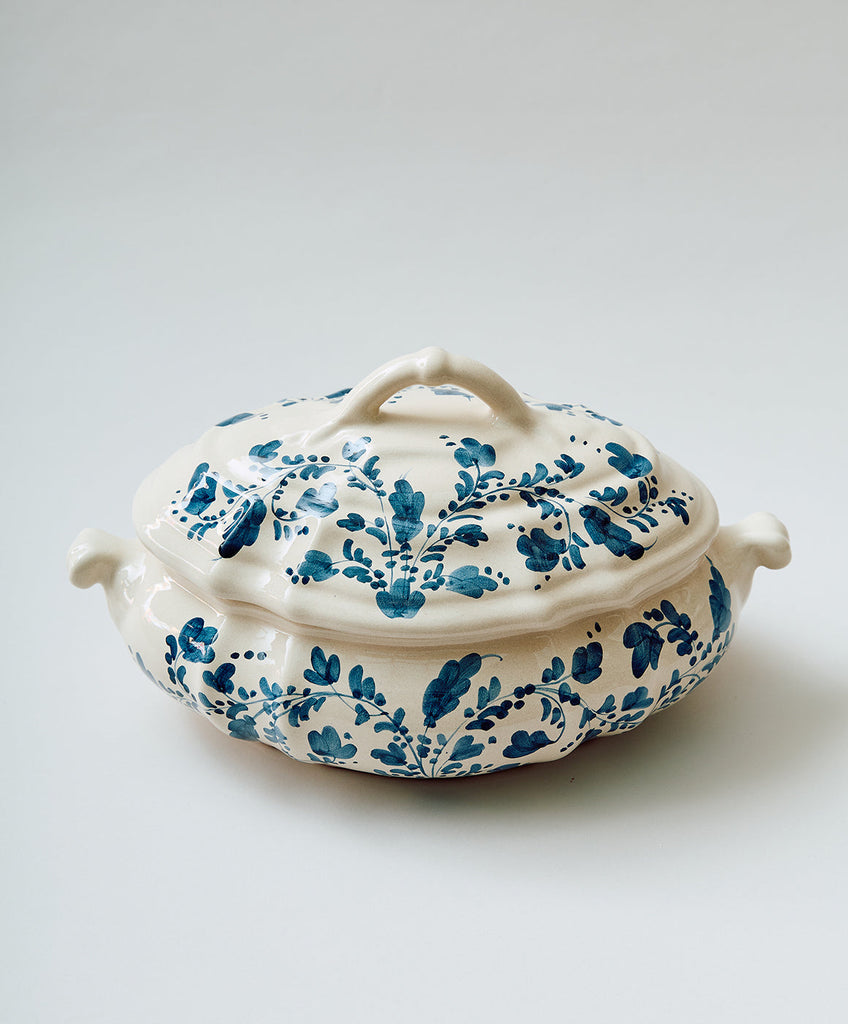 Flora Tureen in Blue
