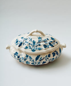 Flora Tureen in Blue