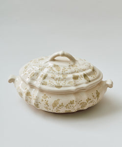 Flora Tureen in Ecru