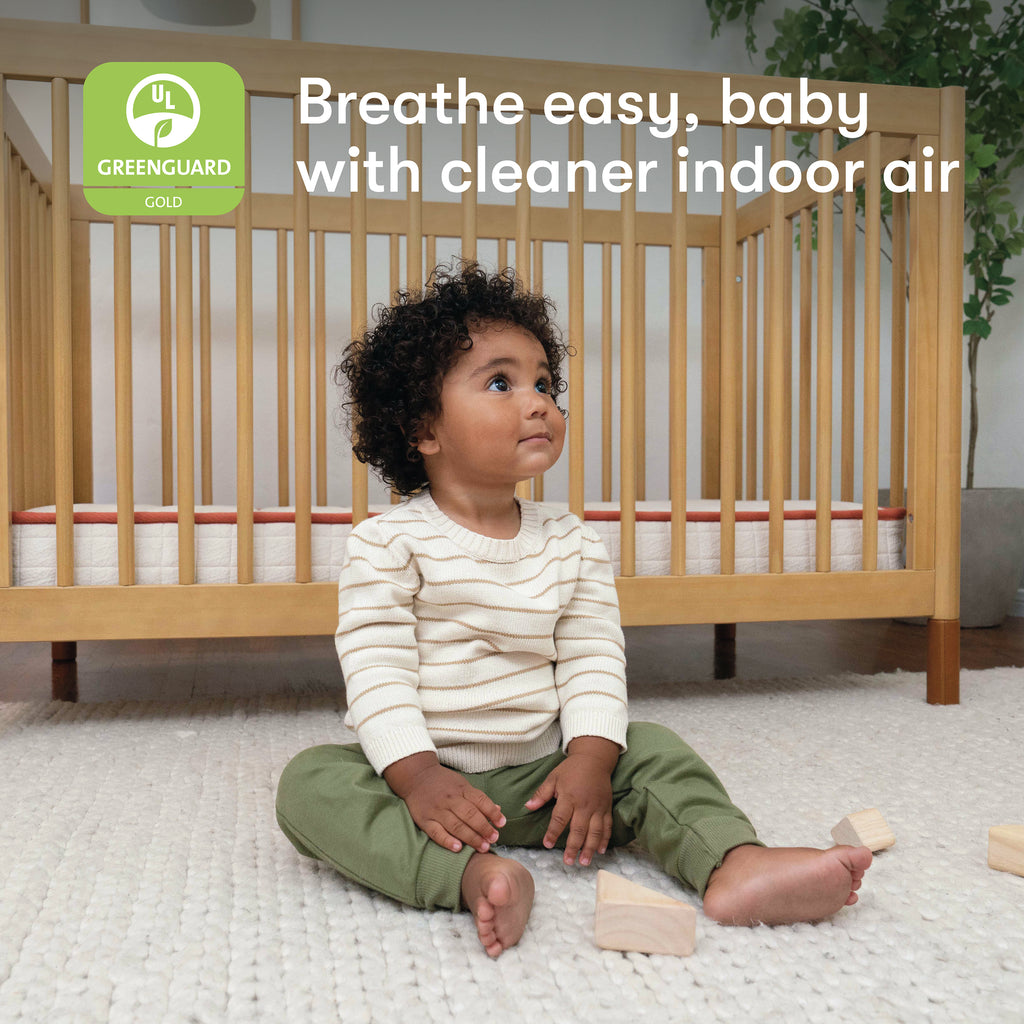 babyletto x Avocado Dual-stage, Organic & Non-Toxic Crib Mattress in White
