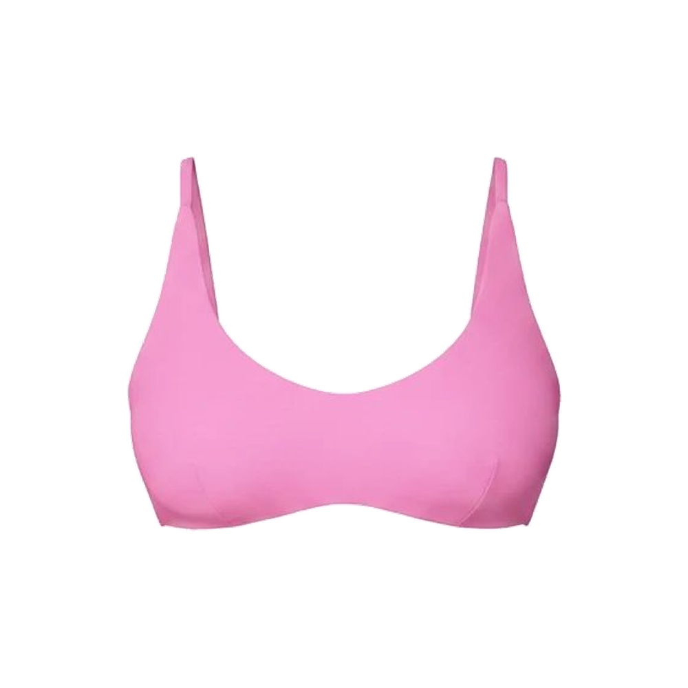 The Essex Bikini Top in Eco Nylon Rosebloom