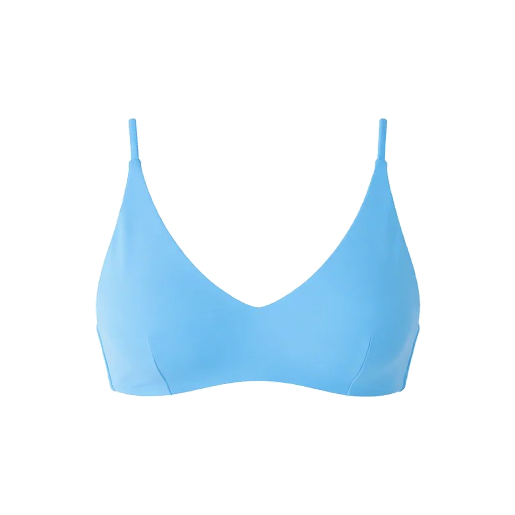 The Ohana Bikini Top in Celeste