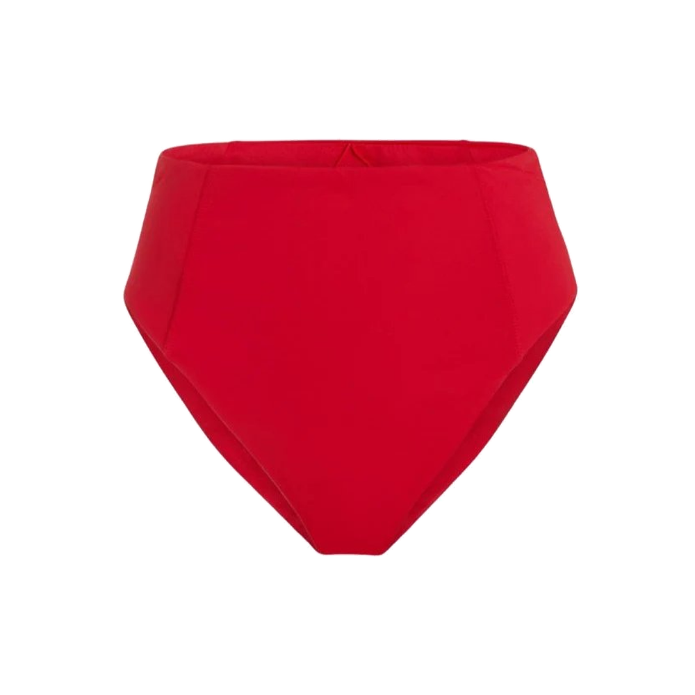 The Super High Waist Bikini Bottom in Paprika