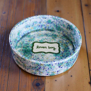 Hand-painted Custom Ceramic Dog Bowl