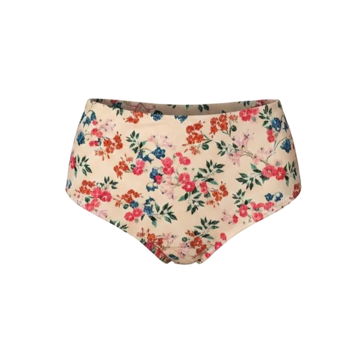 The High Waist Bikini Bottom Eco Nylon in Riviera Floral
