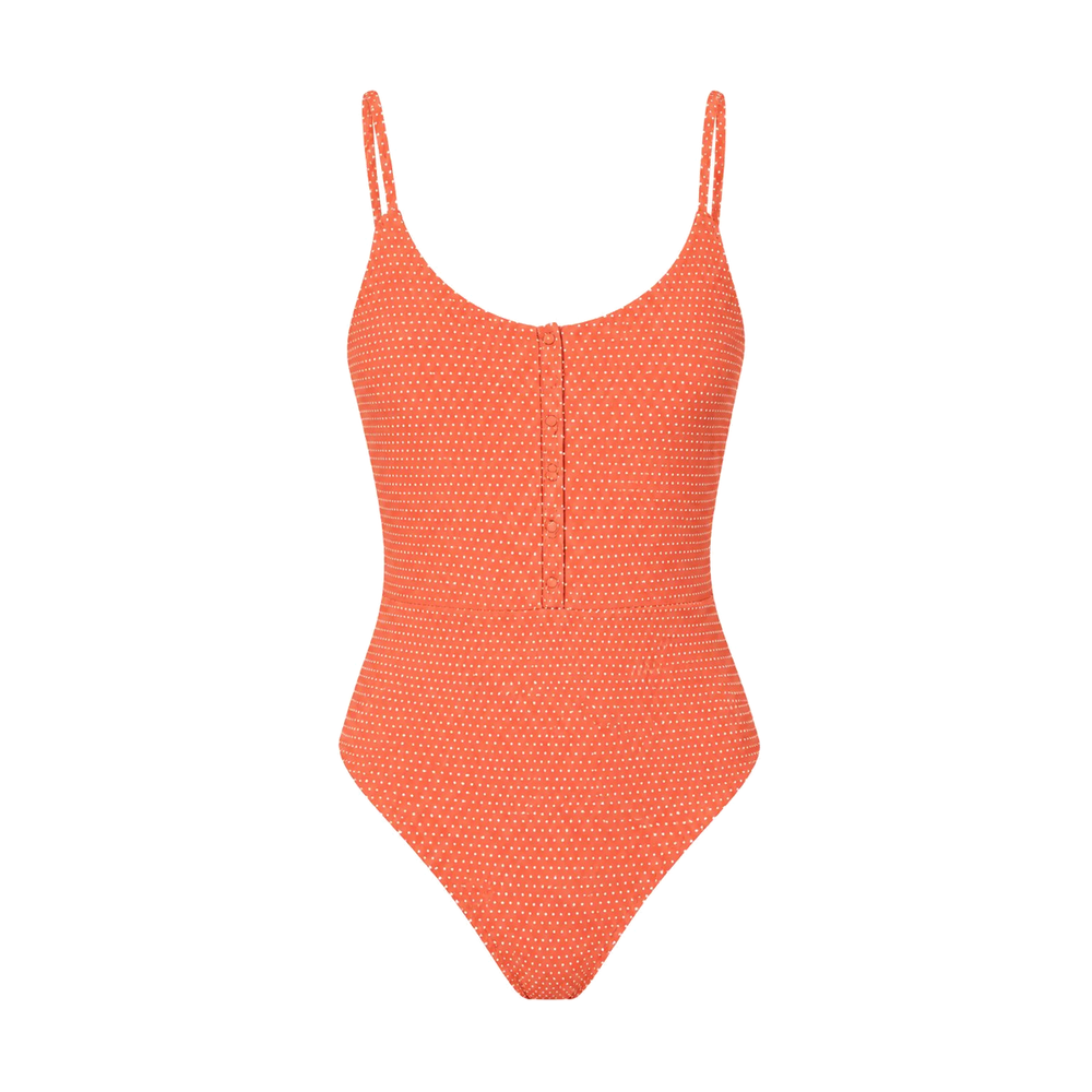 The Snap One-Piece Polka Dot in Marmalade Classic