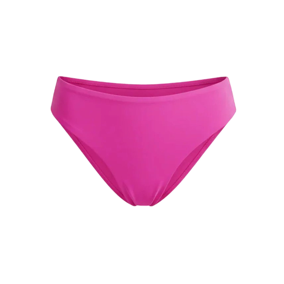The 90s High Waist Bikini Bottom in Azalea