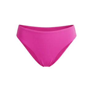 The 90s High Waist Bikini Bottom in Azalea