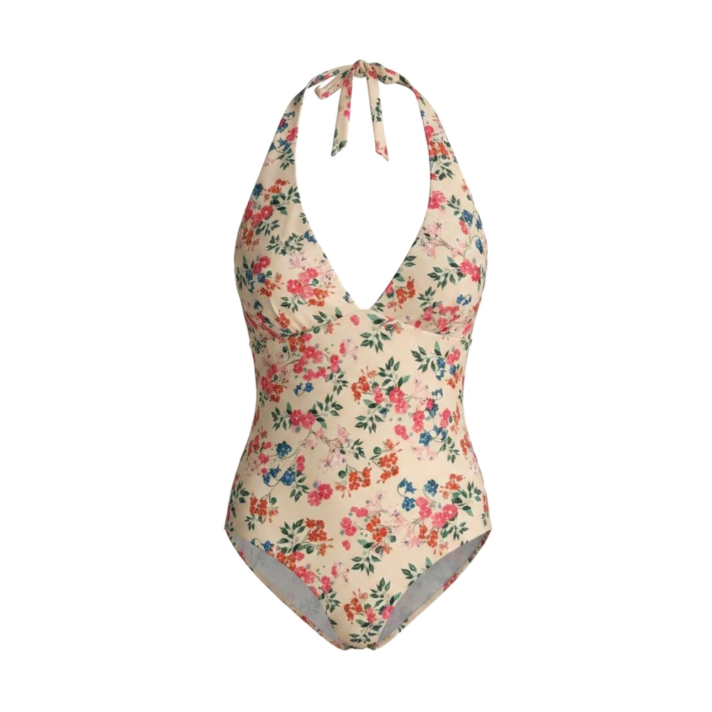 The Majorca One-Piece Eco Nylon in Riviera Floral Classic