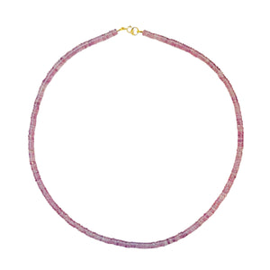 Amethyst Heishi Cut Necklace