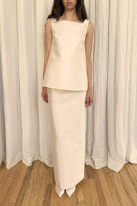 Louisa Skirt in Silk Mikado Shantung