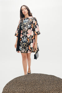 Laurel Dress in Floral Vines