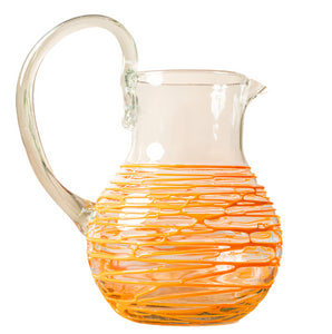 Handblown Glass Pitcher