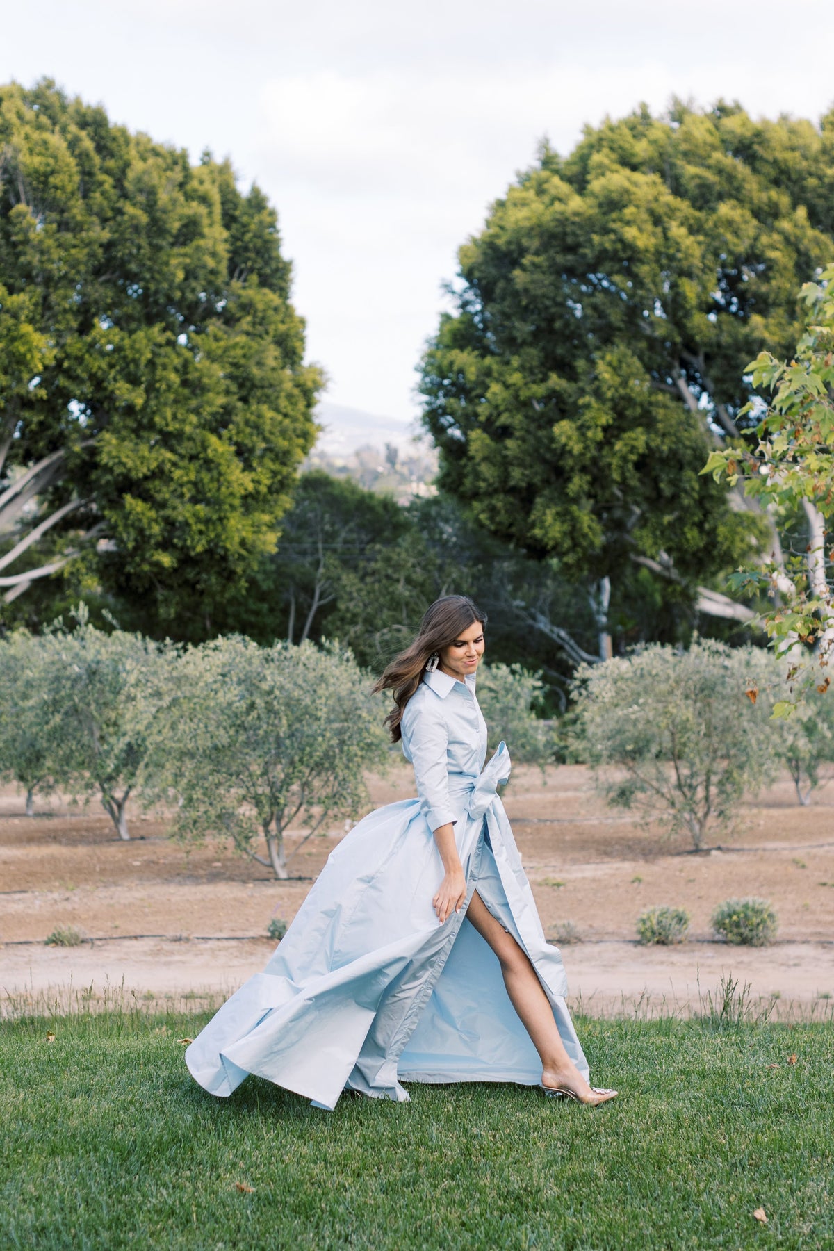 Effortlessly Elegant Gown in Blushed Blue