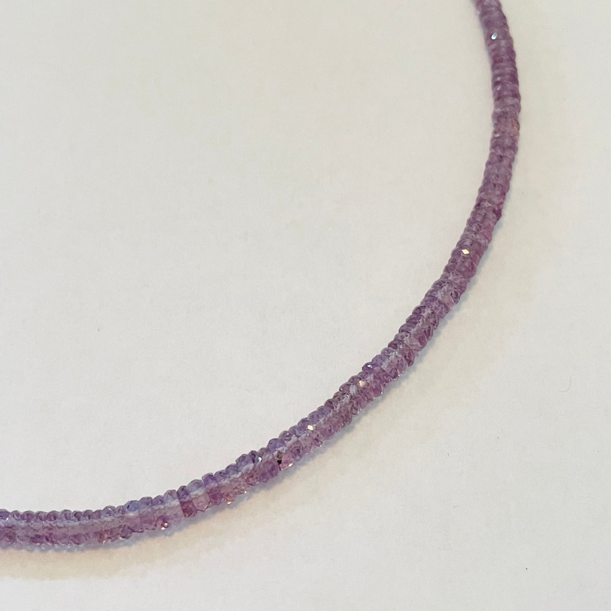 Amethyst Heishi Cut Necklace
