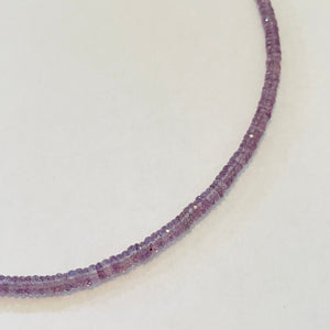 Amethyst Heishi Cut Necklace
