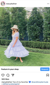 Wildflower Sun Hat in Antique Eyelet Scallop Lace Wide & Short Ribbon