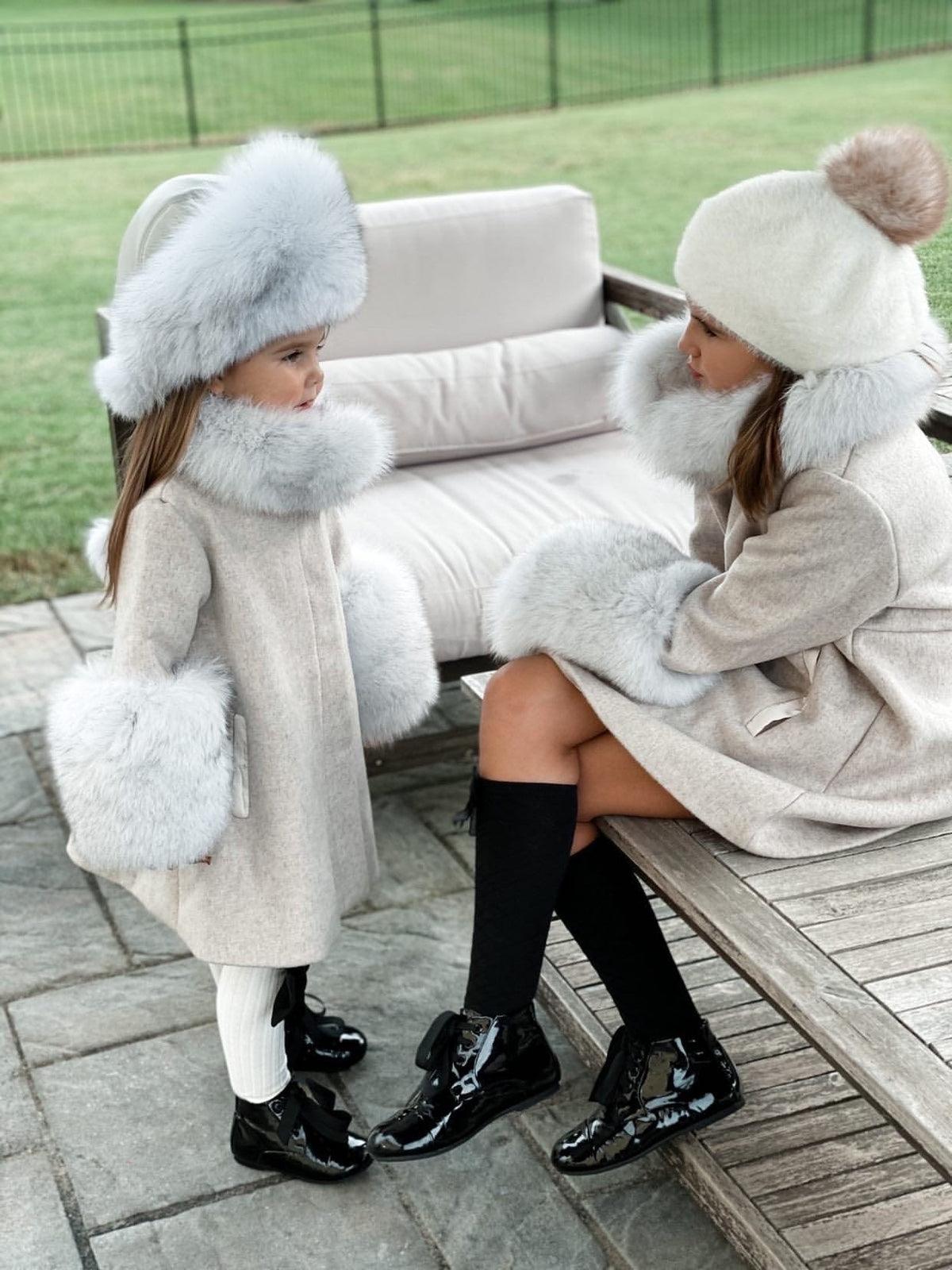Karenina Wool Coat - Petite Maison Kids