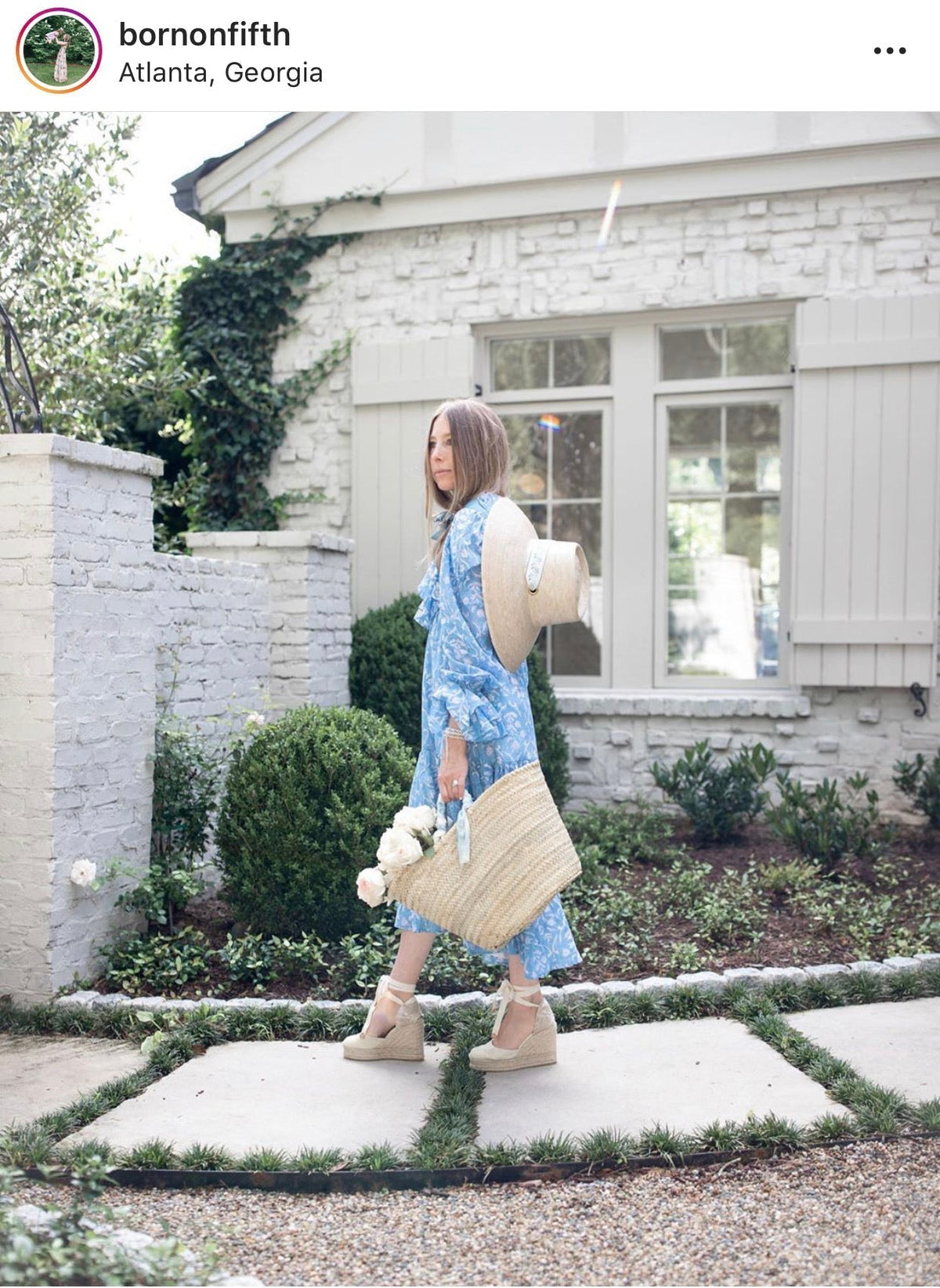 Wildflower Sun Hat in Antique Eyelet Scallop Lace Wide & Short Ribbon