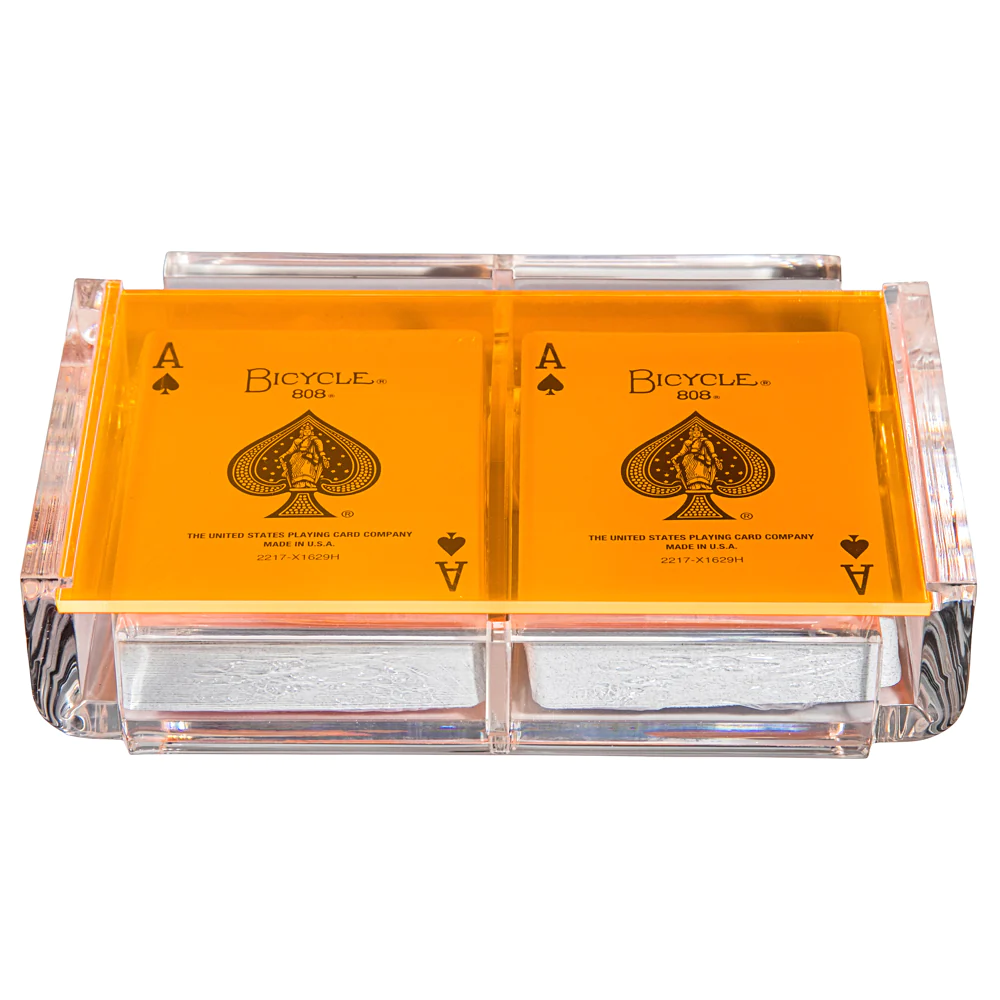 Card Deck Set, Neon Orange
