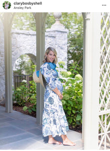 Wildflower Sun Hat in Antique Eyelet Scallop Lace Wide & Short Ribbon
