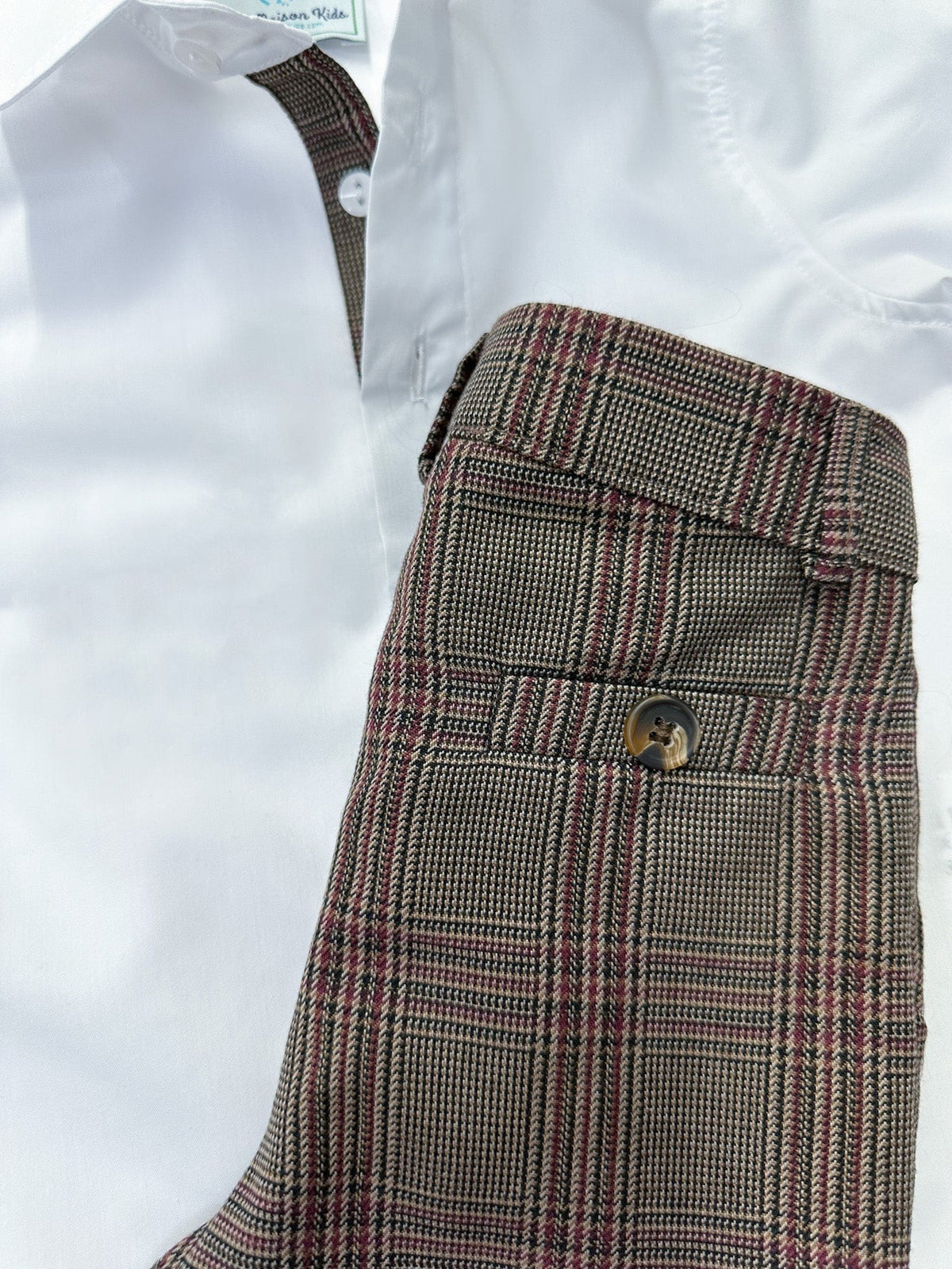 Blair Estate Tweed Shirt and Pants Set - Petite Maison Kids