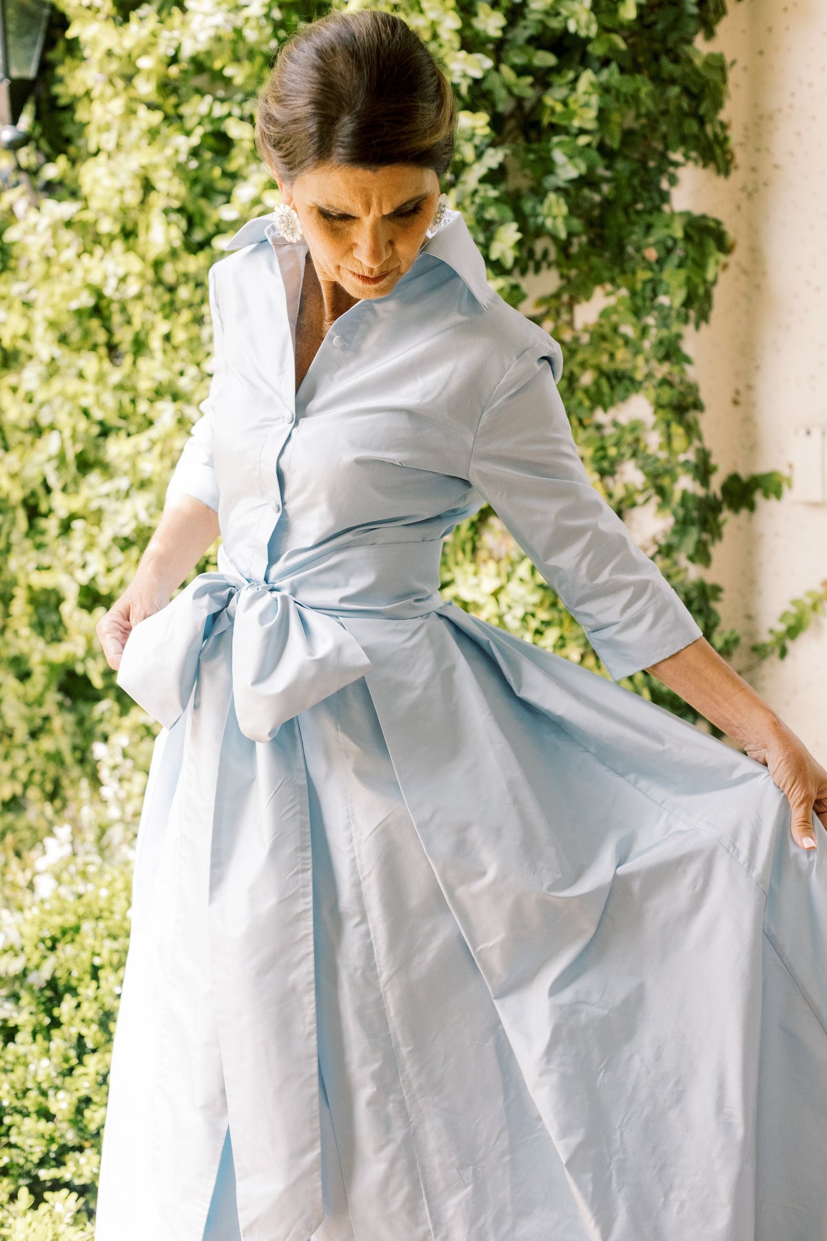 Effortlessly Elegant Gown in Blushed Blue