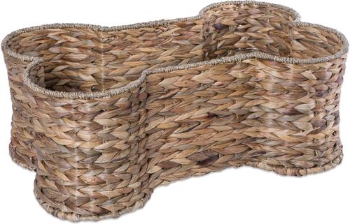 Bone Dry Bone-Shaped Hyacinth Storage Basket