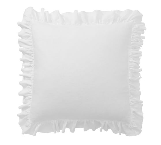 Belgian Flax Linen Fringe Ruffle Sham