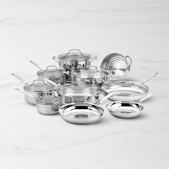 Cuisinart Chef's Classic Stainless Steel 17-Piece Cookware Set