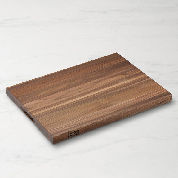 Boos Edge-Grain Rectangular Cutting Board, Walnut (Large)