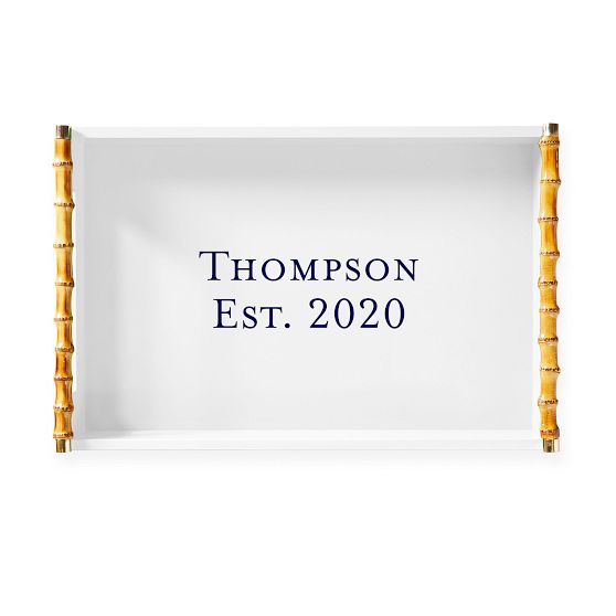 Bamboo Lacquer Serving Tray