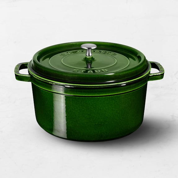 Basil Staub Enameled Cast Iron Round Dutch Oven