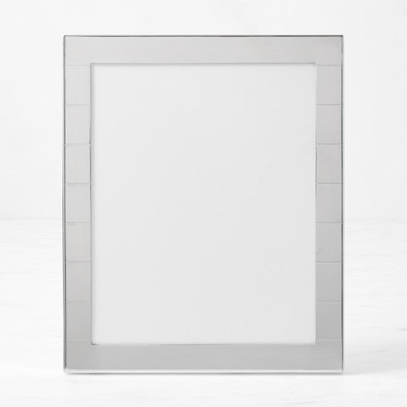 8x10 Silver Radial Picture Frame