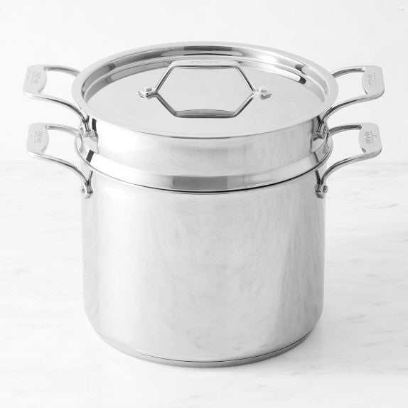 All-Clad Simply Strain Stainless-Steel Multipot 12-Qt.