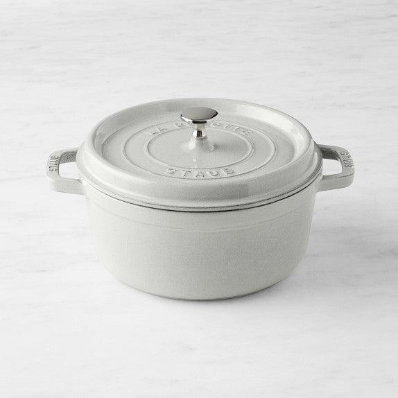 Staub Enameled Cast Iron Round Dutch Oven, 4-Qt.