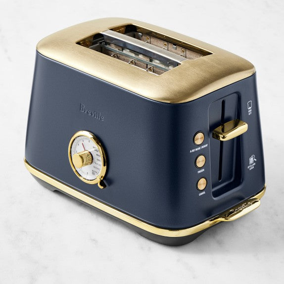 Breville Toast Select Luxe 2-Slice Toaster, Damson Blue & Brass