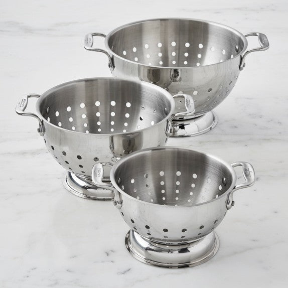 All-Clad Stainless-Steel Colanders Set of 3