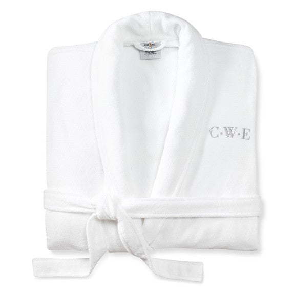 Chambers Robe in White, Size S