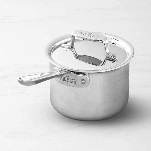 All-Clad D5® Stainless-Steel Saucepan 2-Qt.