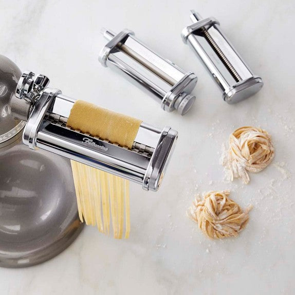 3-Piece Pasta Roller & Cutter Attachment Set