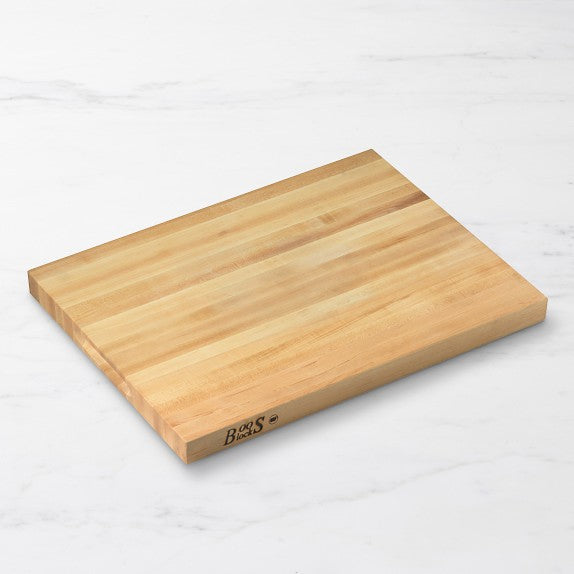 Boos Edge-Grain Rectangular Cutting Board, Maple - Medium
