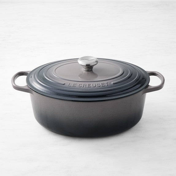 Cast Iron Oval Dutch Oven (in Oyster)